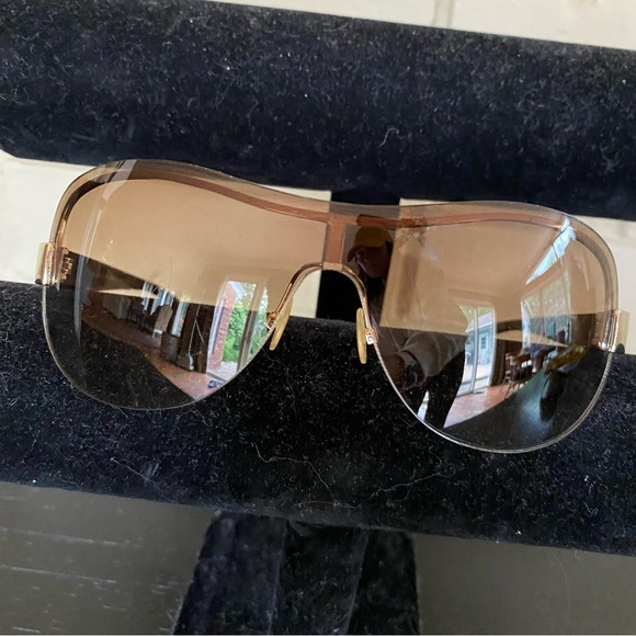 Marc by Marc Jacobs Aviator Womens Sunglasses Gold Tone Frame MMJ 028/S 0J5G02 - Picture 1 of 9